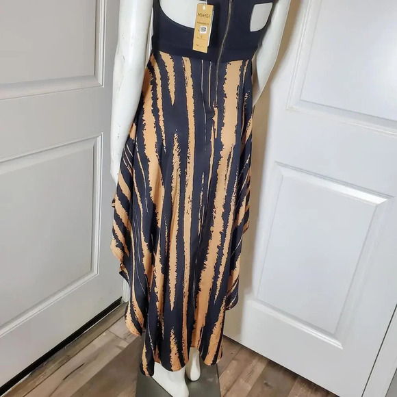 NWT Urban Outfitters Reverse Cut-Out Hi-Lo Skirt Dress Size Small - Picture 13 of 15